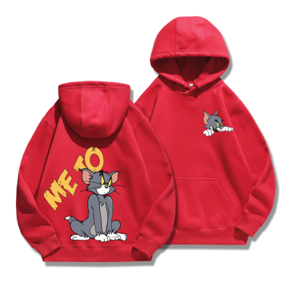 湯姆貓與傑利鼠新款 親子情侶男女款連帽衛衣-ZUIHANG SHOP