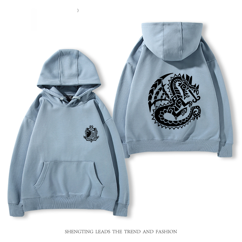 Monster Hunter Rise魔物獵人新款 親子情侶男女款連帽衛衣-ZUIHANG SHOP