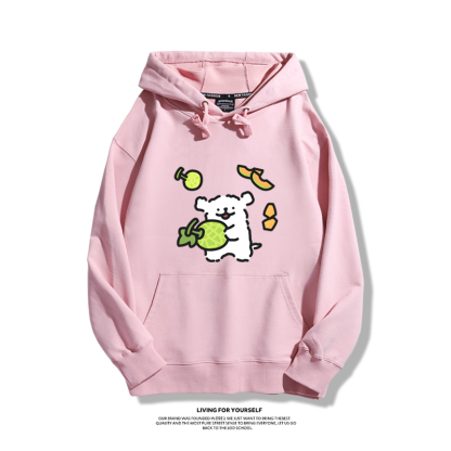 線條小狗新款 親子情侶男女款連帽衛衣-ZUIHANG SHOP