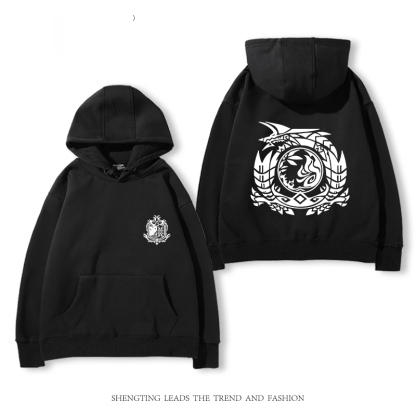 Monster Hunter Rise魔物獵人新款 親子情侶男女款連帽衛衣-ZUIHANG SHOP