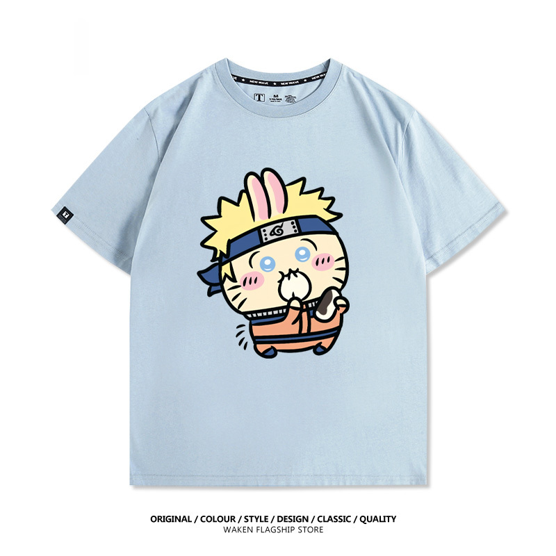 Chiikawa 2025親子情侶男女同款 印花短袖T恤