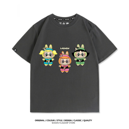 LabubuX飛天小女警 印花短袖T恤-ZUIHANG SHOP