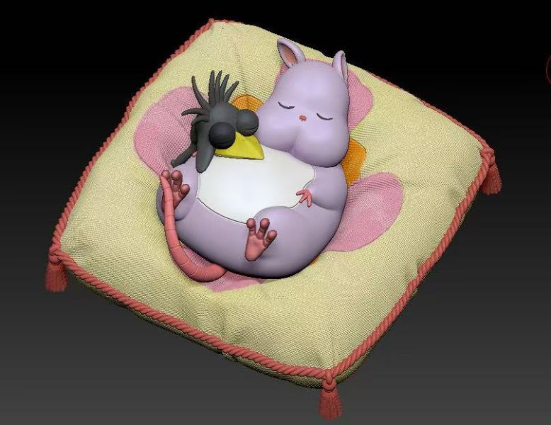 【預購】wawa工作室 宮崎駿桌面小擺件系類 睡眠/傲嬌坊寶寶-ZUIHANG SHOP