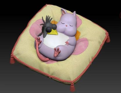 【預購】wawa工作室 宮崎駿桌面小擺件系類 睡眠/傲嬌坊寶寶-ZUIHANG SHOP