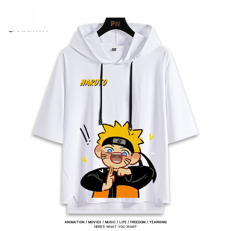 火影忍者 連帽短袖T恤