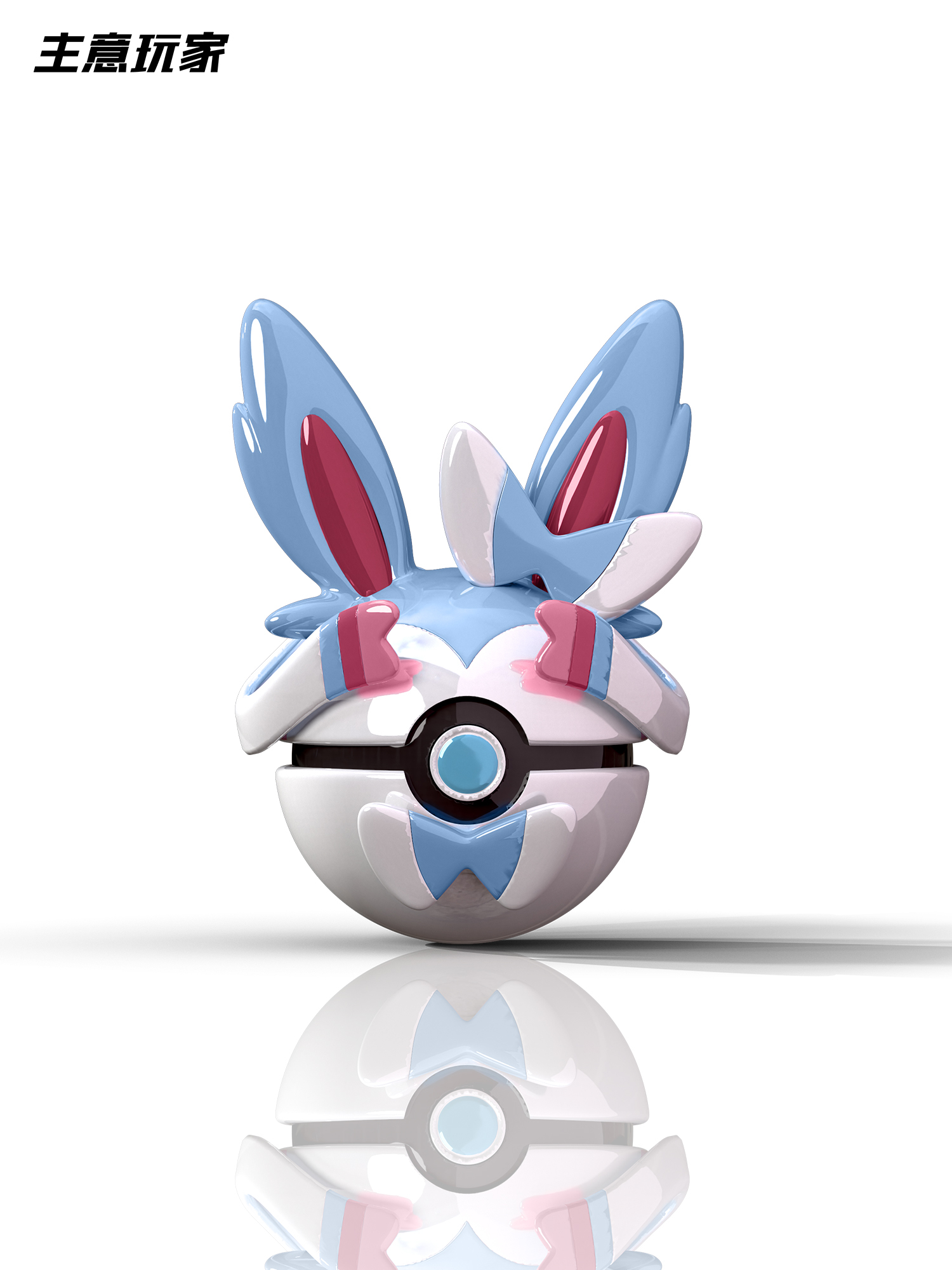 寶貝球仙子伊布精靈球 GK電鍍漆模型-ZUIHANG SHOP