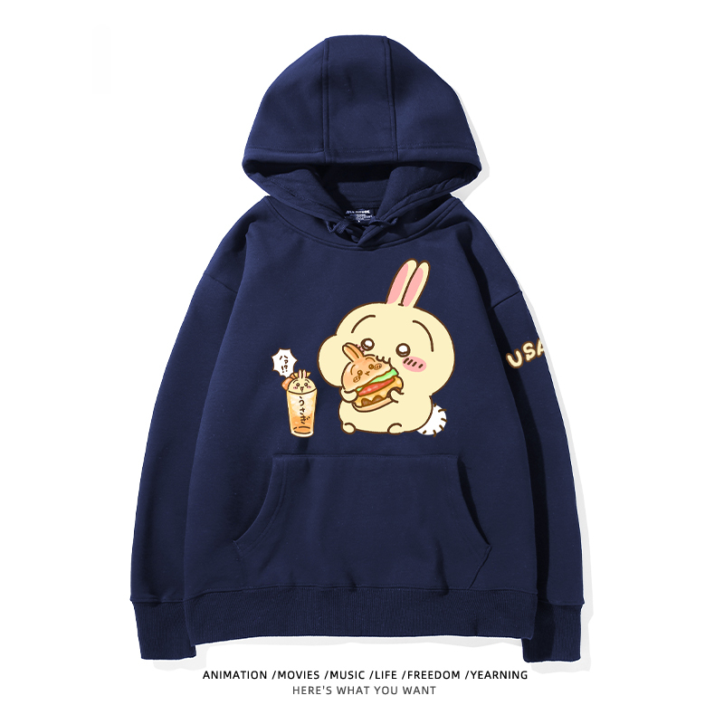 Chiikawa新款 親子情侶男女款連帽衛衣-ZUIHANG SHOP