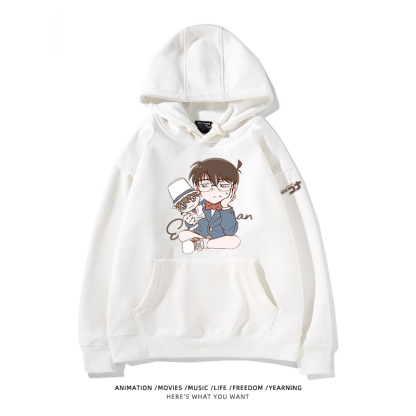 名偵探柯南 怪盜基德 2025秋冬新款 親子情侶裝連帽衛衣