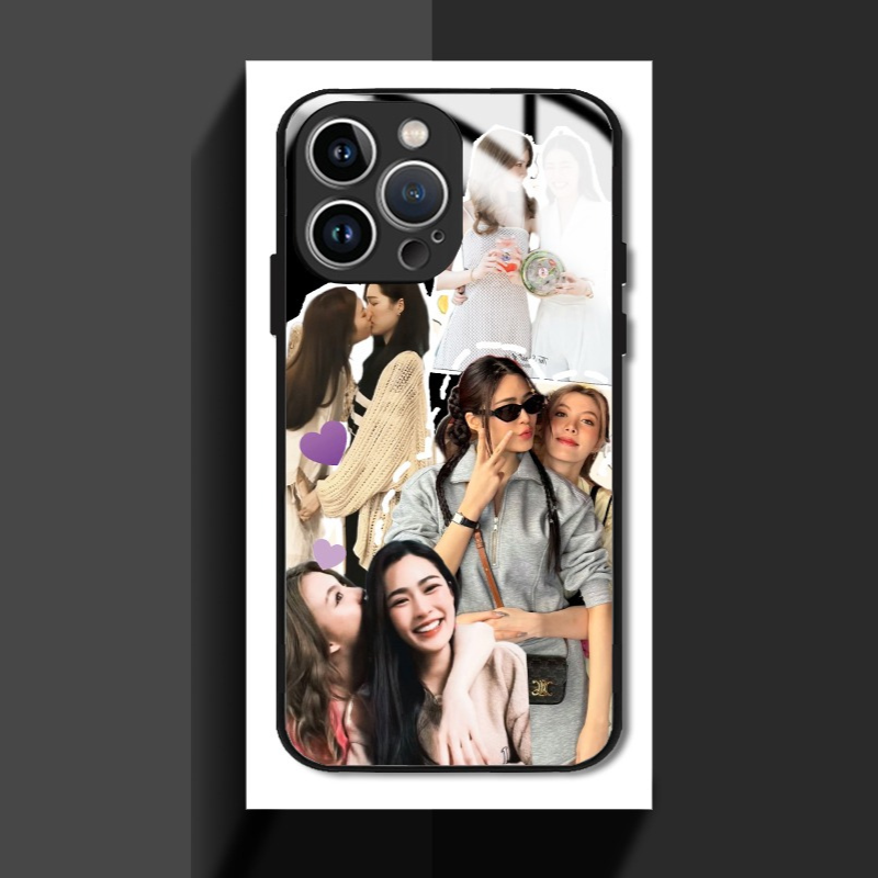 LINGORM 新款高清全包防摔玻璃殼