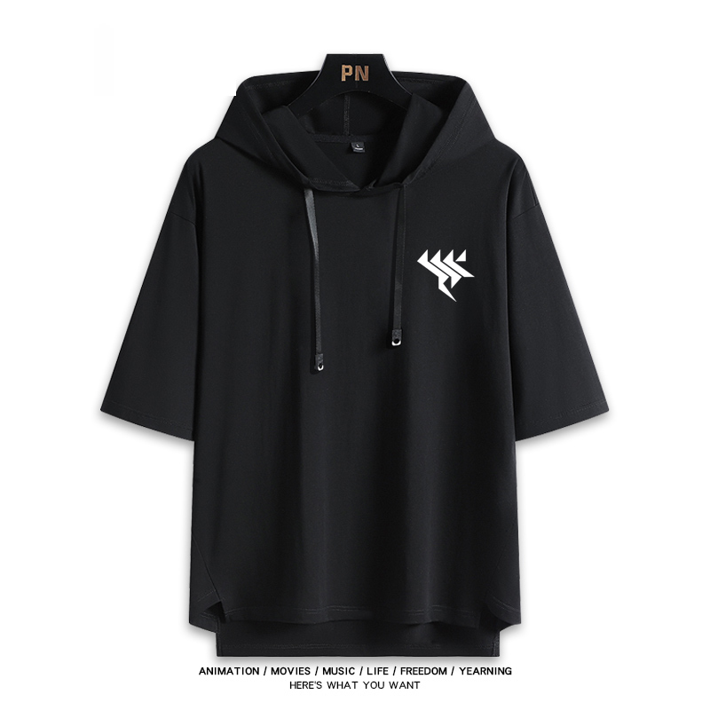 蔚藍檔案 鬼方佳代子 連帽短袖T恤-ZUIHANG SHOP