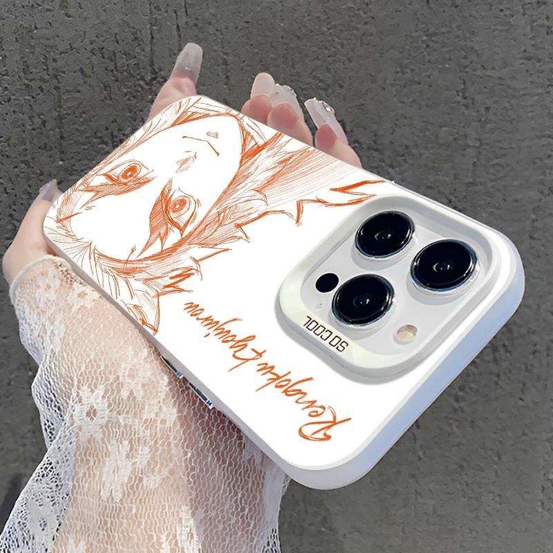 線條鬼滅之刃彩銀防摔手機殼