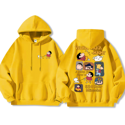 蠟筆小新新款 親子情侶男女款連帽衛衣-ZUIHANG SHOP