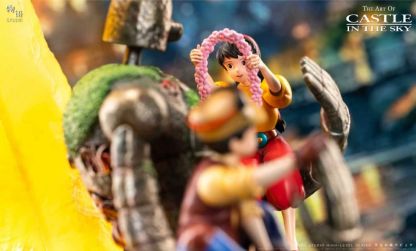 【預購】物語工作室 宮崎駿桌面系列06 天空之城-愛的擁抱