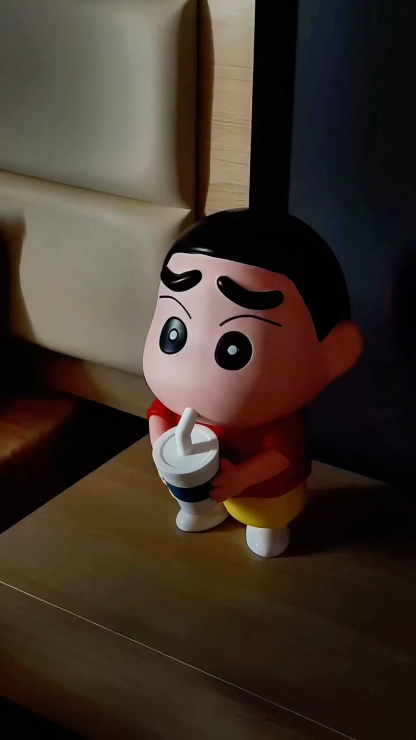 蠟筆小新 野原新之助喝奶茶拍拍燈