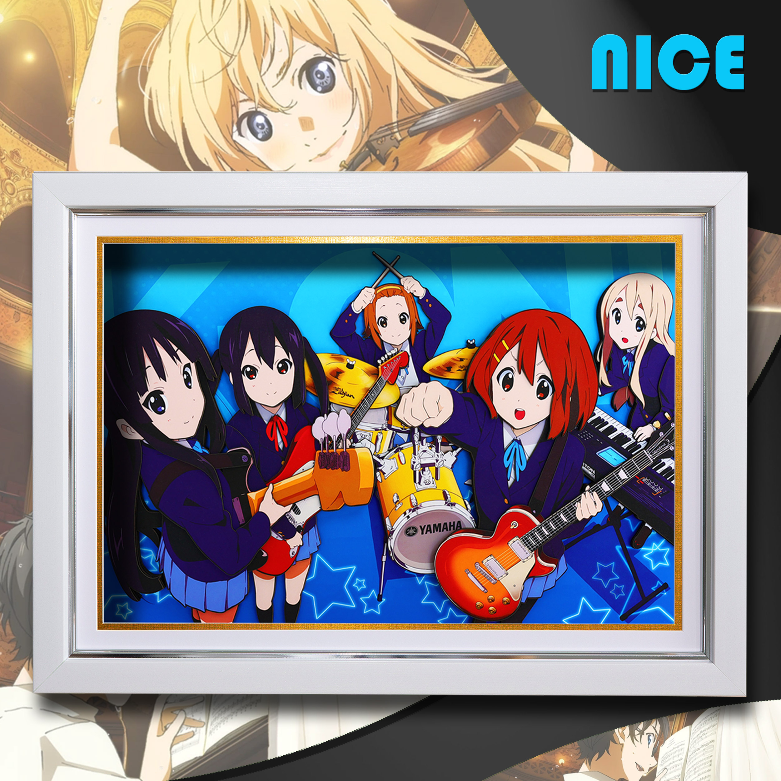 輕音少女 3D立體畫-ZUIHANG SHOP