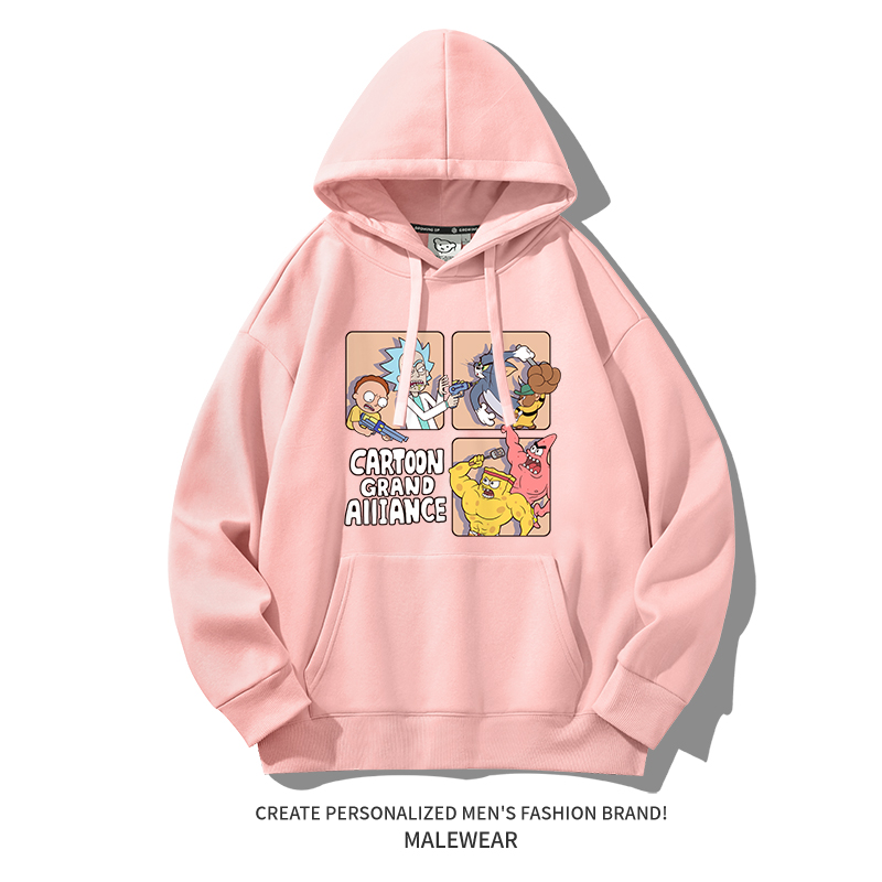 瑞克和莫蒂新款 親子情侶男女款連帽衛衣-ZUIHANG SHOP