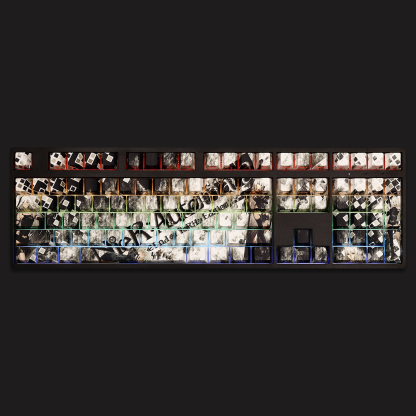 尼爾機械紀元A2透光RGB108鍵標準配列衛星軸鍵帽-ZUIHANG SHOP