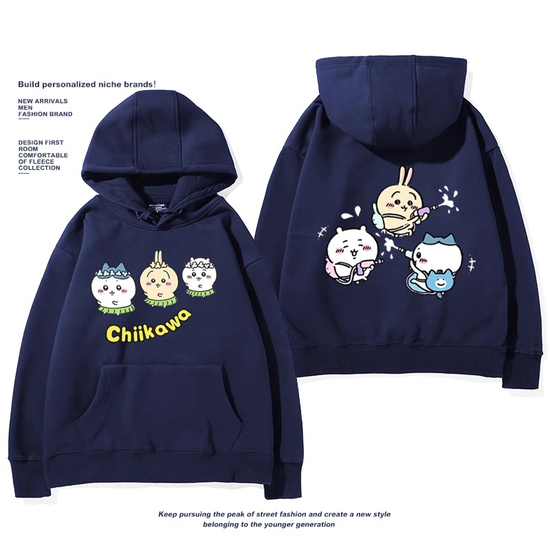 Chiikawa新款 親子情侶男女款連帽衛衣-ZUIHANG SHOP