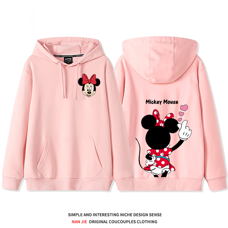 迪士尼 2025秋冬新款 親子情侶裝連帽衛衣