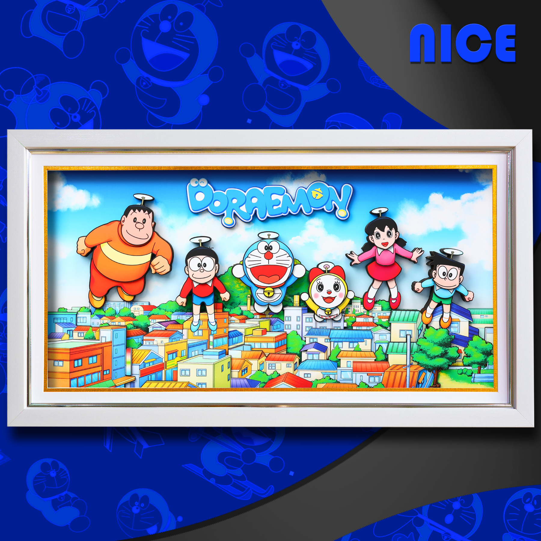 哆啦A夢 3D立體畫-ZUIHANG SHOP