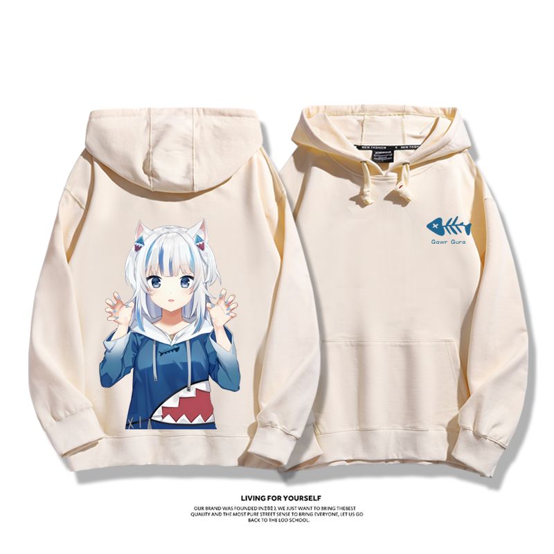 Gawr Gura 2025秋冬新款 親子情侶男女連帽衛衣-ZUIHANG SHOP