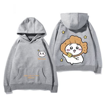 chiikawa 2025秋冬新款親子情侶裝連帽衛衣