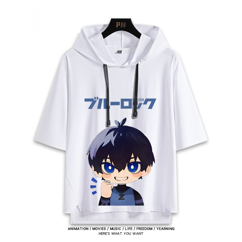 藍色監獄 連帽短袖T恤-ZUIHANG SHOP