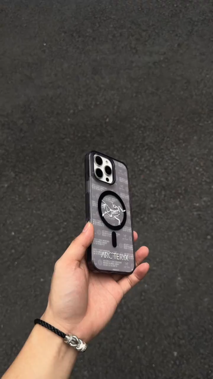 始祖鳥透明磁吸磨砂手機殼