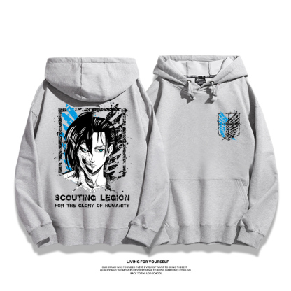 進擊的巨人 2025秋冬新款 親子情侶男女連帽衛衣-ZUIHANG SHOP