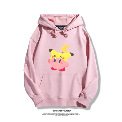 星之卡比新款 親子情侶男女款連帽衛衣