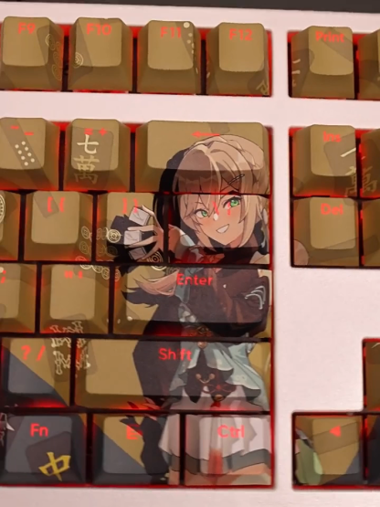 青雀星穹鐵道透光RGB108鍵標準配列衛星軸鍵帽