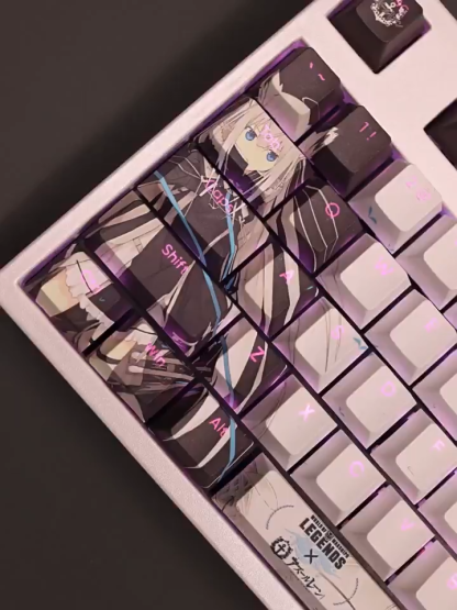 碧藍航線江風透光RGB108鍵標準配列衛星軸鍵帽