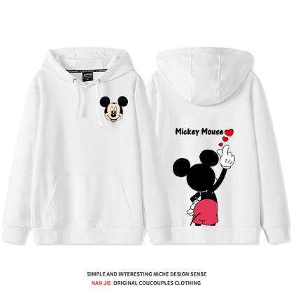 迪士尼 2025秋冬新款 親子情侶裝連帽衛衣