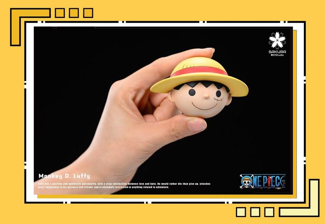 櫻花 海賊王 草帽團冰箱貼(第一彈)路飛-ZUIHANG SHOP