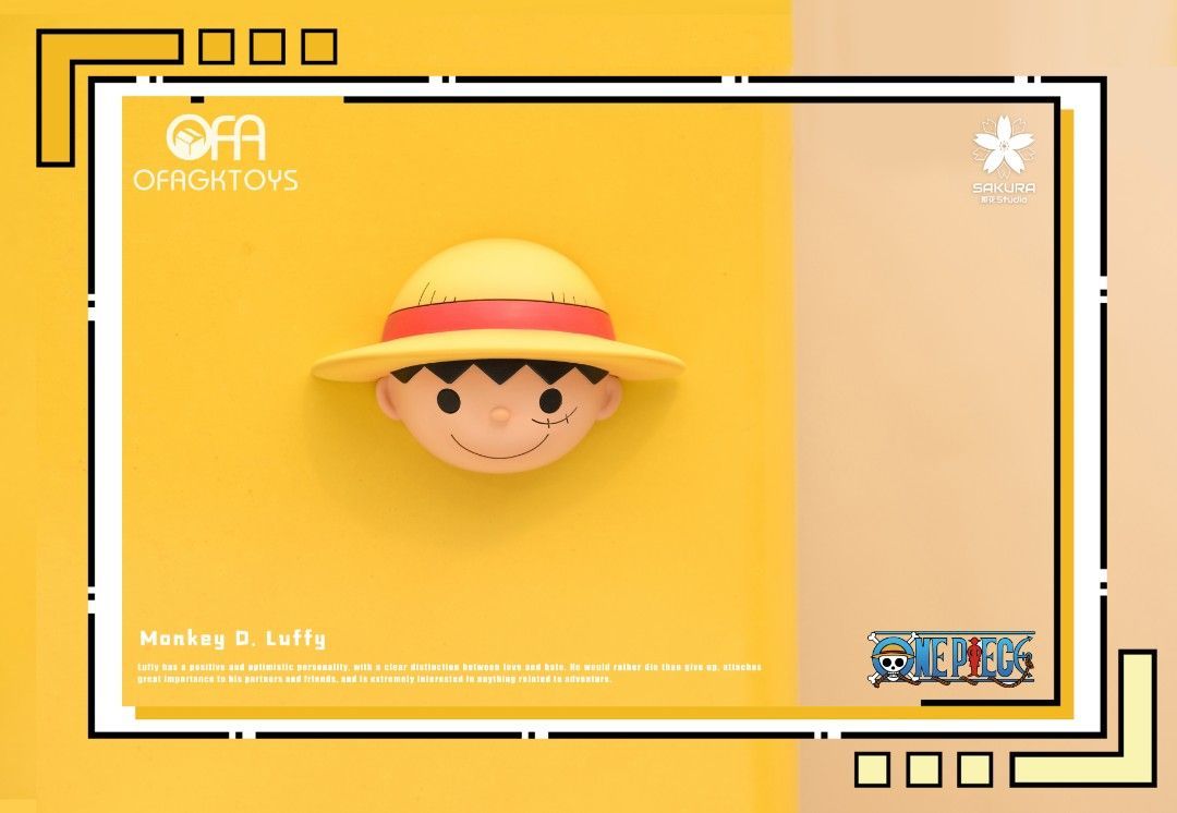 櫻花 海賊王 草帽團冰箱貼(第一彈)路飛-ZUIHANG SHOP