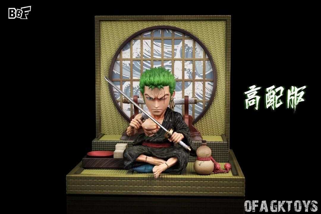 BBF 海賊王 草帽團日常(第一彈)坐姿索隆-ZUIHANG SHOP
