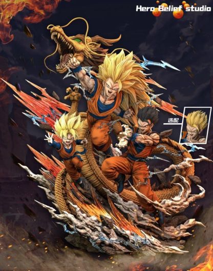Hero belief 龍珠 超三悟空&悟飯&悟天 賽亞人集合-ZUIHANG SHOP