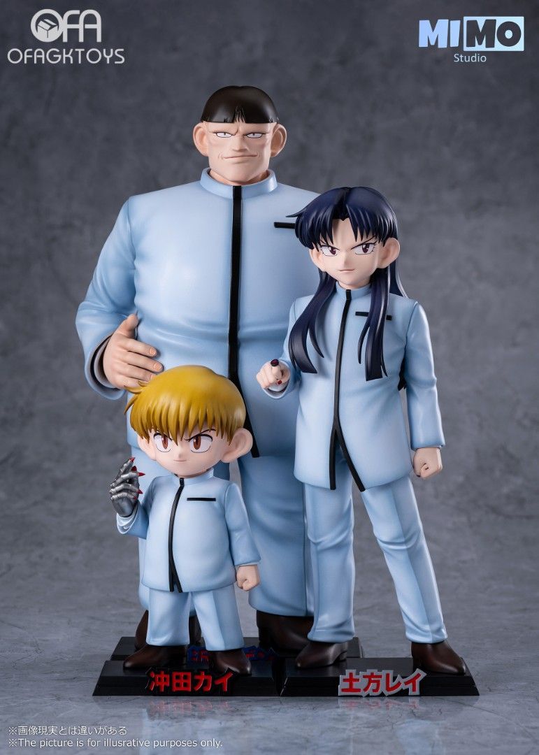 Mimo 爆走兄弟Let's & Go 四驅兄弟全人物共鳴系列(第二彈)沖田海&土方令&進藤源-ZUIHANG SHOP