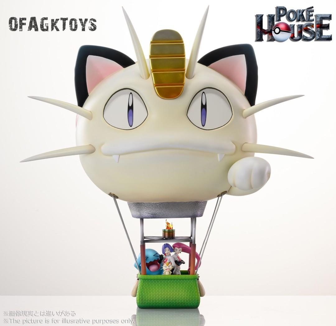 POKE HOUSE 火箭隊 武藏 小次郎 喵喵怪 果然翁-ZUIHANG SHOP