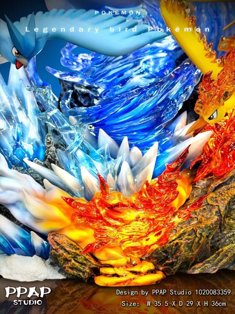 PPAP 精靈寶可夢 利基亞vs三聖鳥(火焰鳥&急凍鳥&閃電鳥)-ZUIHANG SHOP