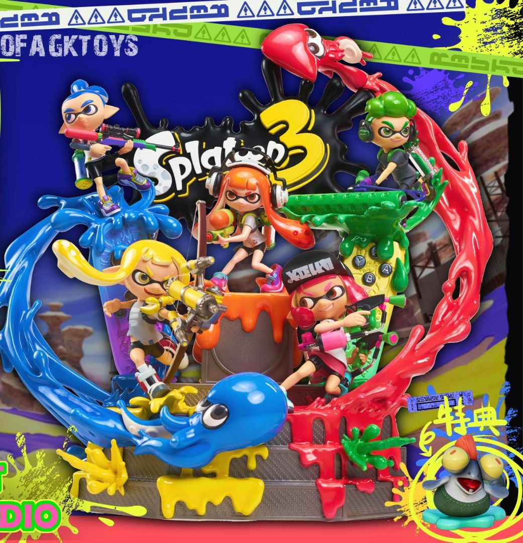 T Studio 噴射戰士美少女全家桶 斯普拉頓 漆彈大作戰-ZUIHANG SHOP