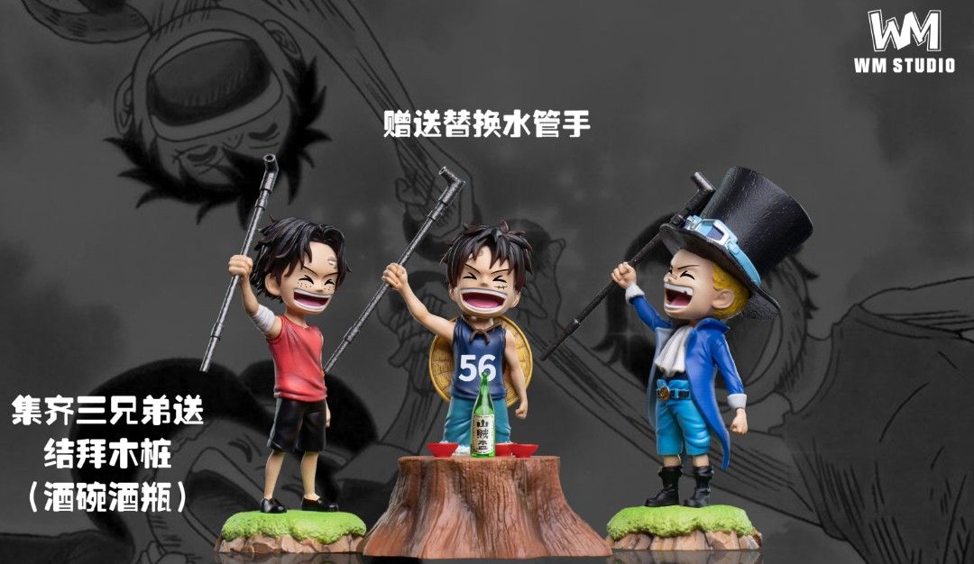 WM 海賊王 - 童年三兄弟結拜名場面 路飛&艾斯&薩博-ZUIHANG SHOP