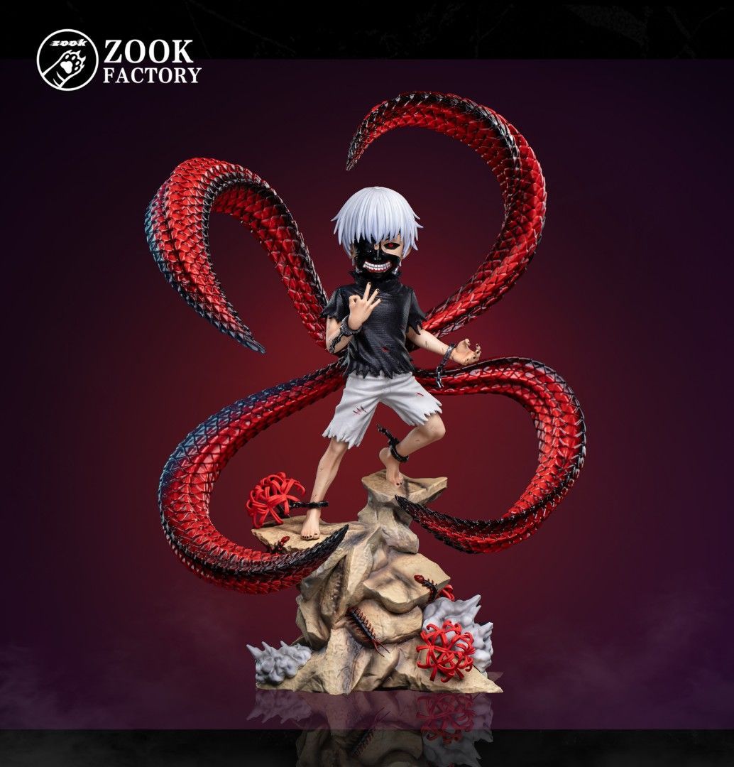 【會員秒殺】ZooK Factory 東京喰種 金木研 白髮四赫子形態-ZUIHANG SHOP