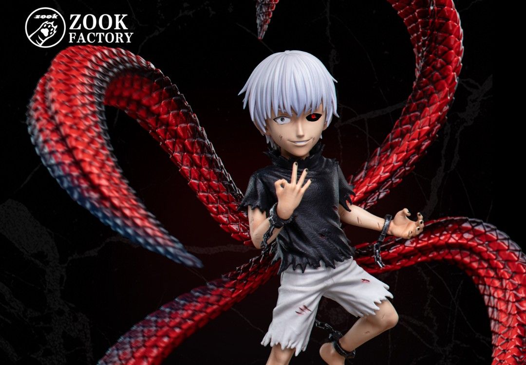【會員秒殺】ZooK Factory 東京喰種 金木研 白髮四赫子形態-ZUIHANG SHOP