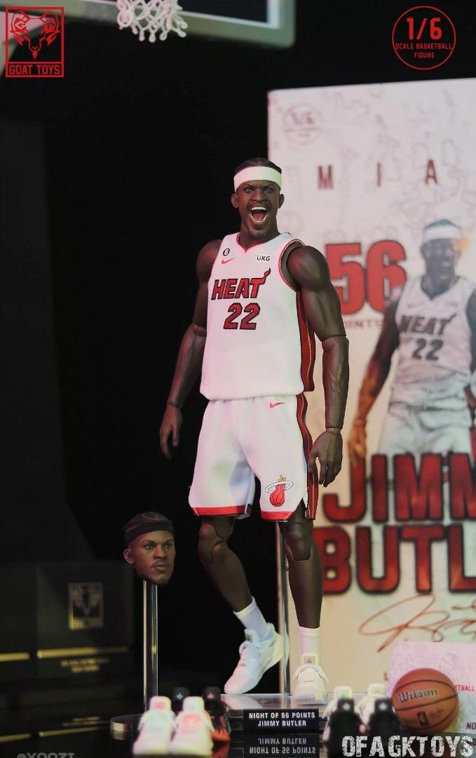 Goat ToysNBA 邁阿密熱火 占美.畢拿56分之夜套裝-ZUIHANG SHOP