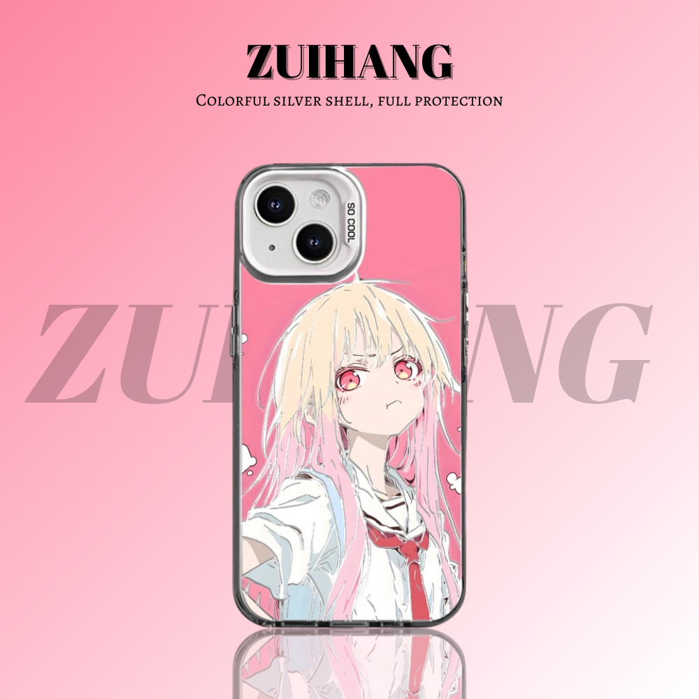 【大集合1.0】動漫彩銀線條漸變防摔手機殼-ZUIHANG SHOP