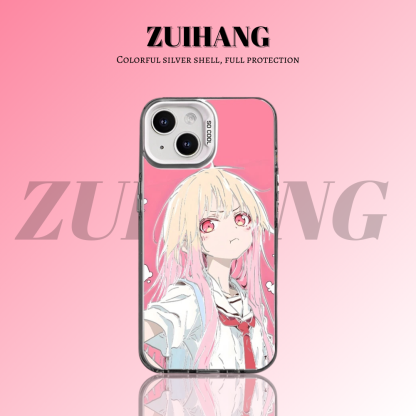 【大集合1.0】動漫彩銀線條漸變防摔手機殼-ZUIHANG SHOP