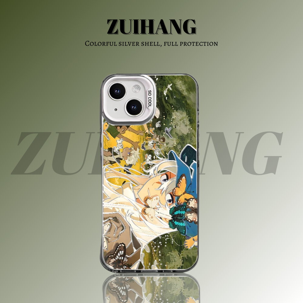 【大集合1.0】動漫彩銀線條漸變防摔手機殼-ZUIHANG SHOP