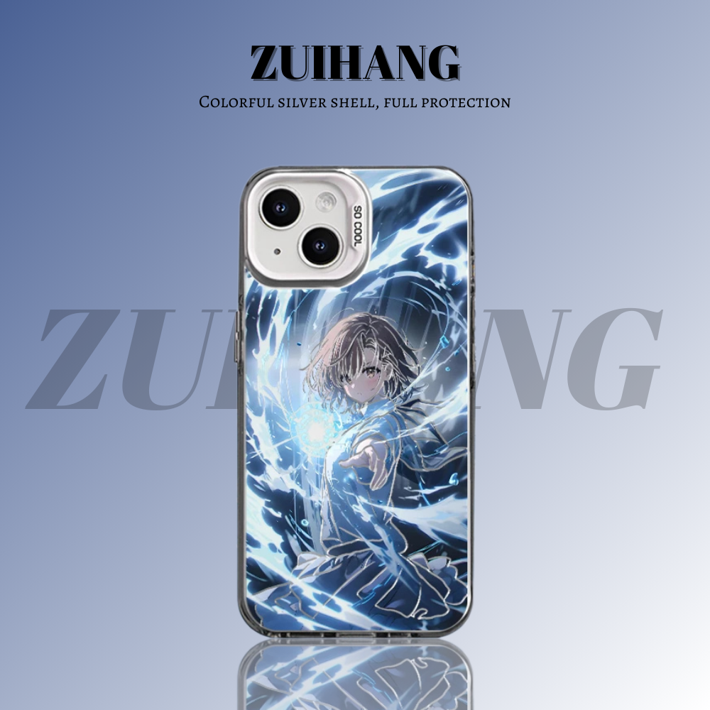 御坂美琴彩銀防摔手機殼-ZUIHANG SHOP