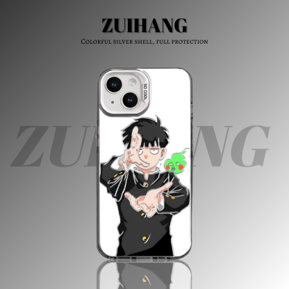 【大集合1.0】動漫彩銀線條漸變防摔手機殼-ZUIHANG SHOP